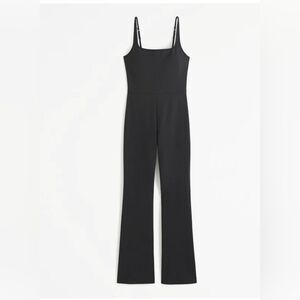 Abercrombie & FitchPonte Unitard Flare Jumpsuit XL
